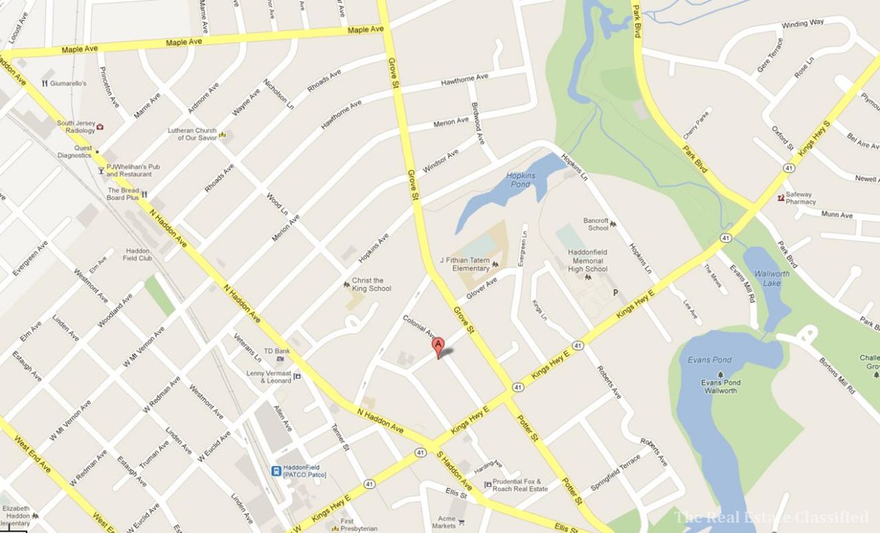 Haddonfield Home, NJ Real Estate Listing